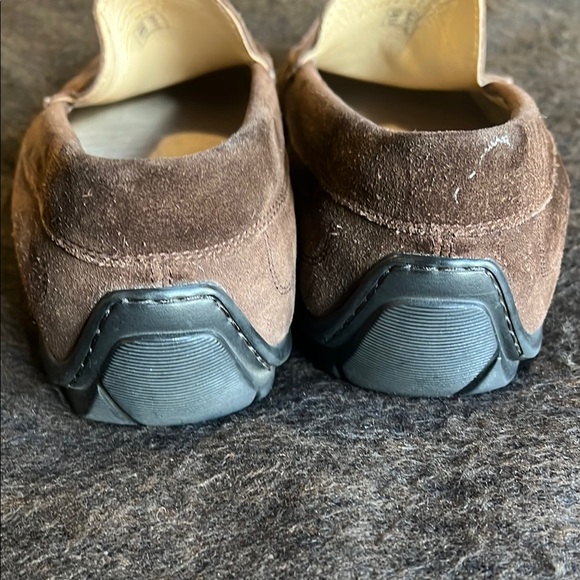 Brown Suede Men's Loafers - Picture 3 of 4
